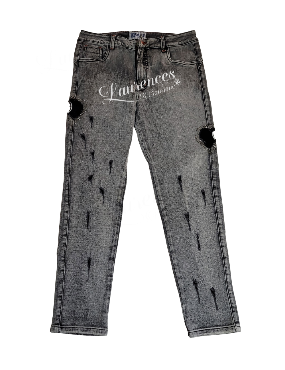 Pantalón Jeans diseño de Corazón