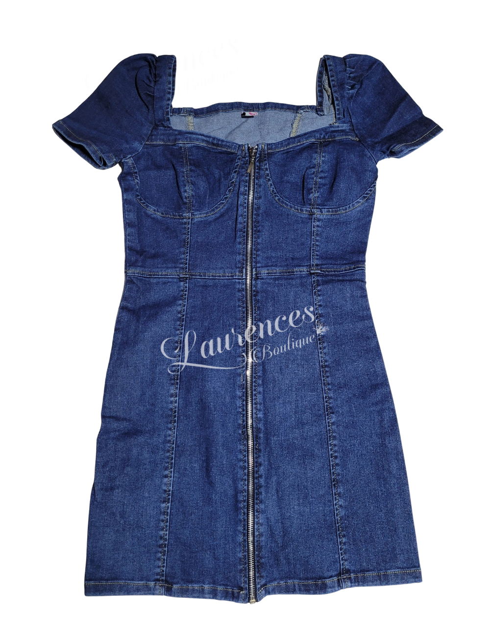 Vestido Jeans Stretch con cierre